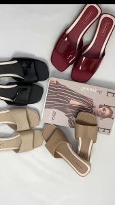 Sandal Wanita / Sandal Flat Wanita / Sandal Slip On Wanita / Sandal Heels Wanita / Sandal PVC Hak Kecil Stylish