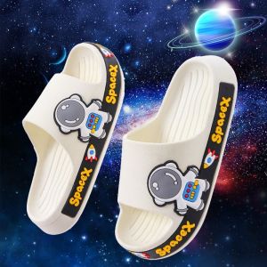 Kids Slippers Mens Summer Soft Bottom Non Slip Boys and Girls Interior Home Sandals Baby Boys Slippers Parent-Child Cartoon