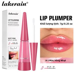 Dầu Dưỡng Môi Làm Đầy Môi Lakerain Hàn Quốc 0.15oz Dưỡng Ẩm Bóng Mượt Trong Suốt Không Dính Hiệu Quả Tức Thì Quà Tặng Chăm Sóc Môi