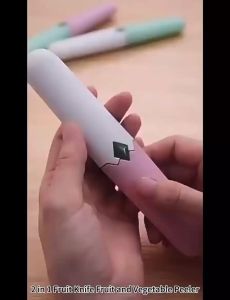 Pisau Set 2in1: Pengupas Buah Sayur Alat Serbaguna untuk Travelling