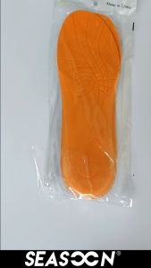 Men and women comfortable soft and flexible full feet massage insoles blue