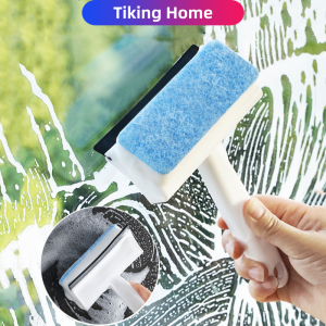 Window Glass Cleaning Brush Sponge Wiper Mirror Cleaner Bathroom Wall Shower Squeegee Home Cleaning