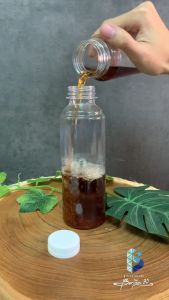 (100 PCS) BOTOL ALMOND 250 ML BOTOL PLASTIK ALMOND 250ML BOTOL JELLY MILK 250ML