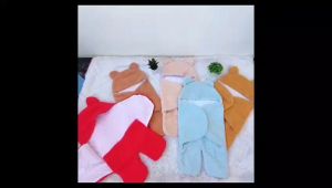 Baby Blanket atau Selimut Bulu Bayi Atau Bedong Bayi Atau Bedong Instan Bayi