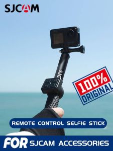 SJCAM | SJCAM Remote Control Selfie Stick Monopod Aluminum For SJCAM C300 SJ6 SJ7 Star SJ8PRO SJ8PLUS SJ10 pro SJ10X C200 Action camera