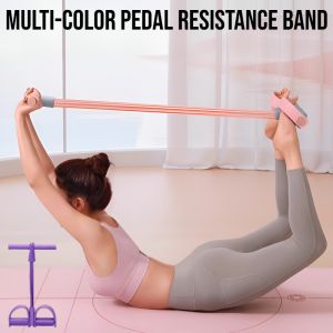 Multi-Color Pedal Resistance Band Pedal Puller Yoga Elastic Band Home Fitness Equipment