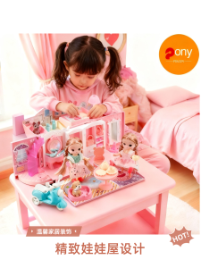 Túi Xách Đồ Chơi Cho Bé Gái Nhà Trẻ Em Đồ Chơi Phòng Ngủ Khối Xây Dựng Giáo Dục Château Dream House Đồ Chơi Phòng Bếp Cho Trẻ Em