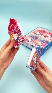 100 Tờ Sanrio Hello Kitty Có Thể Rách Giấy Ghi Chú Hoạt Hình Dễ Thương Giấy Di Động Dành Cho Học Sinh Tiểu Học Văn Phòng Phẩm Miếng Dán