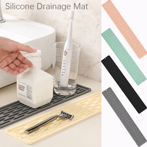 1PCS Silicone Drip Protection PadsHousehold Non-Slip Drainage Mat for Kitchen CountertopDurable Easy Clean Drying Dish Cup Mat