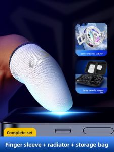 abeso | Anti-sweat Anti-slip Gaming Finger Protectors with Cooler for Touch Screen Mobile Games