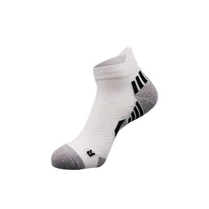 ถุงเท้าวิ่งมาราธอนแบบรัดกล้ามเนื้อสำหรับผู้ใหญ่ 1 คู่ สำหรับออกกำลังกายกลางแจ้ง ระบายอากาศได้ดี พื้นผ้าขนหนูเพื่อเพิ่มประสิทธิภาพ