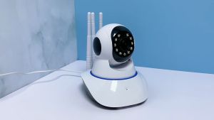 CCTV WiFi Wireless IP Camera PTZ 3 Antena Full HD 1080P 8MP 360° Panorama Onvif P2P Aplikasi Yoosee