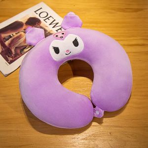 Sanrio | Sanrio Cute U-shaped Neck Pillow Hello Kitty Purin Pochacco Portable Nap Pillow Perfect for Neck Support Kuromi Plush Toy