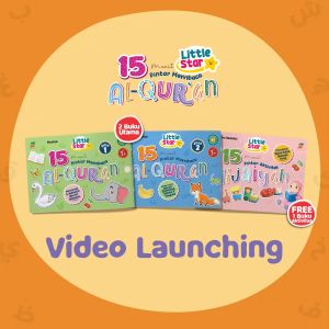 Little Star 15 Menit Pintar belajar Membaca Al-Quran  Bahasa Inggris BUKU ANAK MUSLIM HIJAIYYAH
