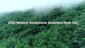 Matari Neck Fan 8000mA Usb Rechargeable Mini Portable Neck Fan Bladeless Mute Exercise Fan Outdoor hanging type