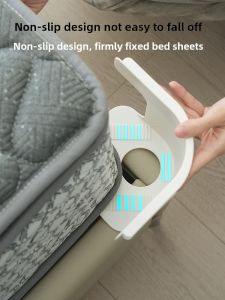 Invisible Clamp Style Bed Sheet Holder New Home Use Anti Slip Bed Canopy Fixed Device Plastic Material for Bedroom Organization