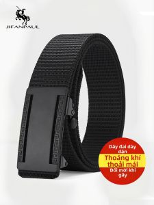 JIFANPAUL | Toothless Automatic Buckle Nylon Canvas Belt