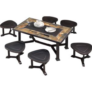 ZIYE | Outdoor Charcoal Grill Table Iron