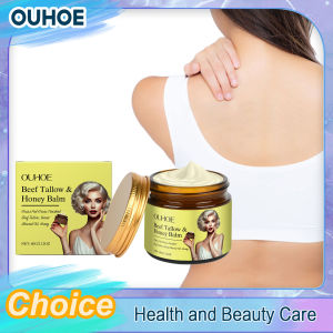 Beef Tallow Honey Balm Relieving Redness Improving Dryness Fade Fine Lines Smoothing Repairing Soothing Facial Moisturizer Cream