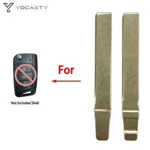5PCS/Lot For Volkswagen VW T-Cross Polo Skoda Golf Seatt Folding Keyhead Metal Uncut Remote Car Key Blade