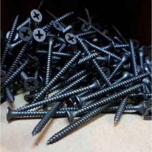 Sekrup 50pcs Baut Baja Gypsum Gipsum 2cm 25cm 3cm 4cm 5cm 7cm Sekrup Gypsum Hitam