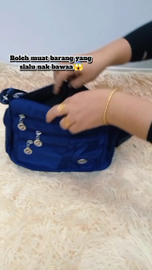 TWICELOVE MALAYSIA Crossbody Sling Bag Multi Compartment Waterproof Nylon Canvas Ladies Casual Messenger With Adjustable Strap Nevaeh Nylon Womens Handbag Sling Bag Tote Beg Tangan Wanita Wallet Shoulder PurseTravel Bag Clessic Nylon sling bag women