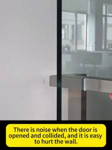 4 Pieces of Floor Door Guards Diamond Free Shower Door Guards and Glass Mirror Protectors for Household and Office Furniture