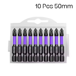 10/20PCS Magnetic Batch Head PH2 Cross Screwdriver Set Impact Drill Bit Screw Alloy Steel Non-slip Cross Screwdriver
