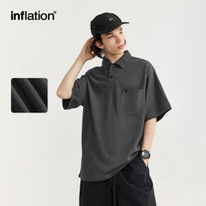Lạm Phát Thương Hiệu Người Đàn Ông Của Thanh Niên Trưởng Thành Quý Ông Mỹ 240G Pit Mô Hình Ngọc Trai Sàn Polo Áo Sơ Mi 2024 Mùa Xuân/Mùa Hè Sản Phẩm Mới Hợp Thời Trang Thương Hiệu Đường Phố áo ngắn tay ống rộng Polo Áo Sơ Mi