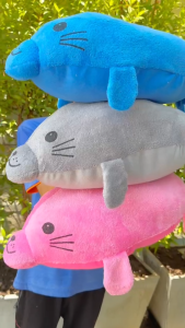 ตุ๊กตาแมวน้ำอุ๋งๆ 45cm (สุ่มสี) | ขนนุ่มฟู ใยนิ่มแน่น พร้อมส่งจ้า