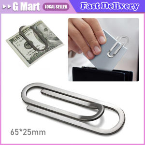 Sturdy Stainless Steel Money Clip Durable Metal Bill Folder Portable Cash Holder Wallet Accessory Holiday Gift