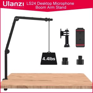 ULANZI VIJIM LS24 Table Clamp Stand Boom Arm Mount Holder - Mic Light Smartphone DSLR GoPro Action Camera - Mobile Phone Photography Accessories