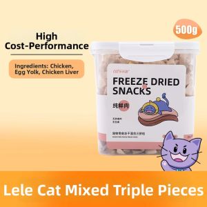 LELEMAO | Freeze Dried Chicken Breast Nutritional Cat Treats Bucket