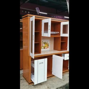 (FREE ONGKIR) Lemari Piring 4 PINTU / Rak Sayur/ Lemari Sayur/ Rak Piring