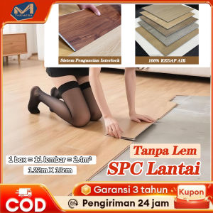 THEMEGA - ( PREMIUM ) Lantai SPC Kayu Sistem Click Anti Rayap / Lantai SPC 5mm / Spc Flooring Click / Lantai Estetik