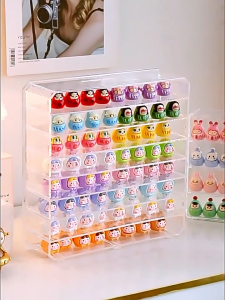 Pop Bean Toys Storage Box Display Organizer Transparent Large Capacity Stackable Dustproof Waterproof小萌粒收纳盒亚克力透明
