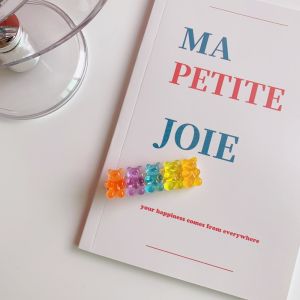 Sweet Bear Claw Hair Clips Candy Colored Duckbill Jelly Hair Edge Clips for Women Hair Accessories Side Clips Hairband