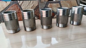 pipa nepel stainles 304 tebal 35 - 4 mm (sch20) ukuran 1/2 - 2 inch / pipa sambungan stainles