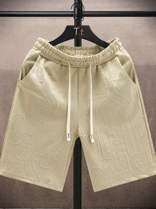 Quần Dài Nam Ống Đứng Rộng Rãi Năm Điểm Mùa Hè Thời Trang Trẻ Em Màu Trơn Quần Dài Thường Ngày Có Dây Rút