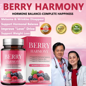 Berry Harmony Original Berry Harmony Balance Supplement for Woman Collagen Chewables Wellness Dietary Supplement Melasma Wrinkles Disappear Reduce Insomnia Stress Weight Loss Improced Skin Physique Improved Breasts Beauty Detox Womens Wellness 60 Tablets