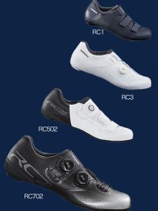 Shimano RC703 Cycling Shoes Wide Version Road Bike Carbon Bottom Self-Locking Shoes Compatible with RC302/503/RC903