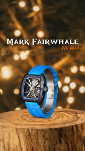 ORIGINAL Jam Tangan Pria Mark Fairwhale 6560 Automatic Cowok Sport Garansi Resmi 1 Tahun - Rubber