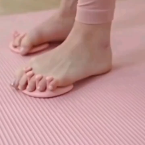 1*Pair High/Low Ankle Arch Support Trainer - Leg Shaping & Foot Slimming Exercise Equipment with Pink & Blue Ergonomic Design for Toning Stability Training & Improved Circulation Comfortable Fit Textured Surface