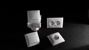 White Flame Retardant Paint Plastic EU Standard With Ground 250V Wall Embedded AC Power Sockets Plugs Socket Classic Socket 250V