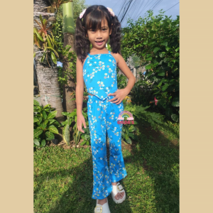 ZIYA Kids Terno OOTD for Kids outfit for kids flare pants and crop top triangle hem design top terno for kids