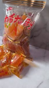 iCantiq 1 PC Manisan Jelly Jeruk 500 gram Jelly Hongmao Permen Jelly Permen Jeruk Candy Sweet Manisan Imlek Manisan Jeruk