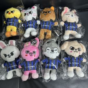 SKZOO Official 10cm Plush Keychain Straykids Kpop Merchandise Cute Animal Dolls with Cloak Design Mini Pendant for Fans Collecti