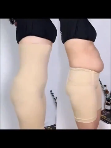 ECOSJA Plus Size M-5XL High Waist Trainer Shapewear Corset for Women Body Shaping Pants Girdle for Slimming Tummy Waist Shaper Control ShortsMid Thigh Bodysuit Shaper Belly Fat for Big Tummy Butt Lifter Thigh Slimmer for Women Chubby