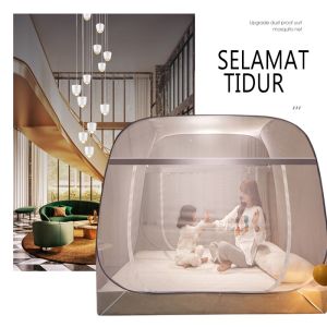 Kelambu Tidur Kelambu Lipat Anti Nyamuk Kelambu Pelajar Kelambu Lipat Kelambu Kotak 150x200CM/180x200CM
