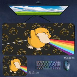 High Definition Multi-size Pokémon Pasyduck Non-slip Dirt Resistant Rubber Mouse Pad Large Size Computer Keyboard Pad Table Mat